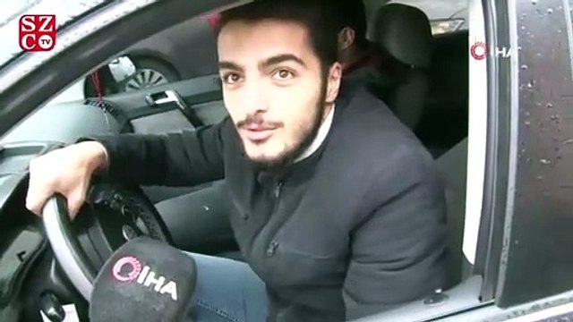 Fatih’te yola dökülen mazot nedeniyle sürücüler zor anlar yaşadı