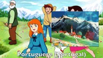 Heidi Japanese Opening Multilanguage Comparison