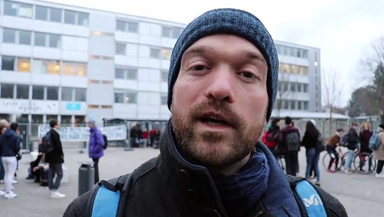 Grève du 5 décembre : Alexis Reynaud, professeur au lycée Argouges  de Grenoble et secrétaire départemental du SNES-FSU