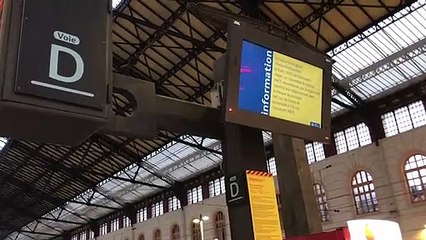 Le calme règne à la gare de Marseille en ce jour de grève