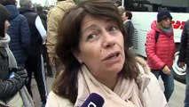 Martigues : départ des bus pour la manif contre la réforme des retraites