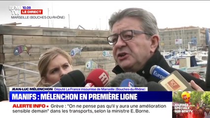 Jean-Luc Mélenchon: "C'est le début d'un mouvement social de forte intensité (...) le régime macroniste a fait le choix de cette confrontation"