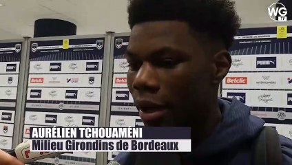 Interview après match Aurélien TCHOUAMENI - partie 1