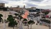 Marseille : les dockers allument des fumigènes à Marseille