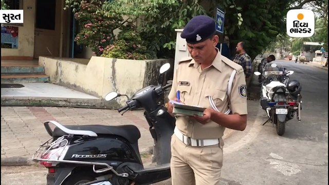 ચોપાટી પાસે ટ્રાફિક પોલીસના ચેકીંગમાં મોપેડની ડિક્કીમાંથી દેશી દારૂ ઝડપાયો