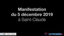 Manifestation du 5 décembre à Saint-Claude