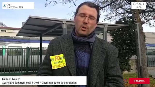 Damien Kuster, Secrétaire départemental FO