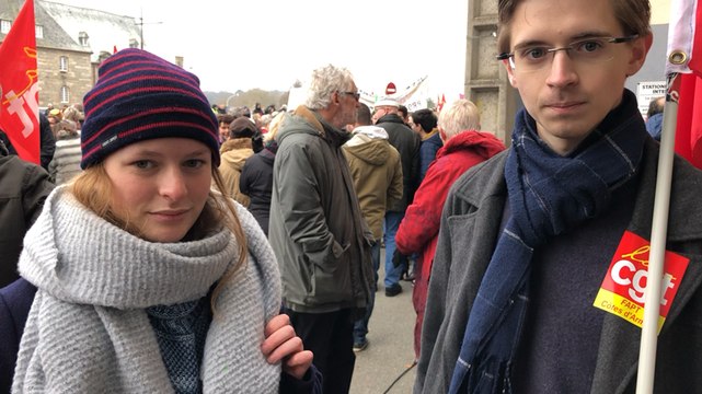 Lannion. Manifestation contre le régime des retraites