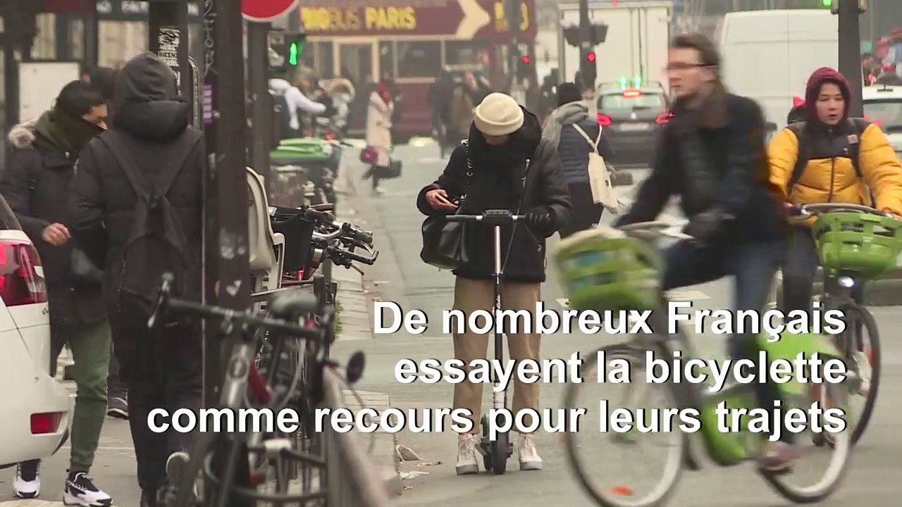 La grève des transports publics ouvre un boulevard aux vélos