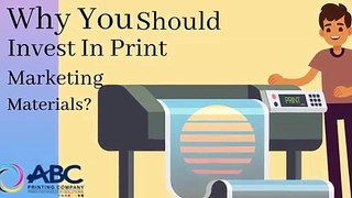 Why You Should Invest In Print Marketing Materials in a Digital World?