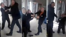 Güvenlik müdürü, kadın görevlilere saldırdı