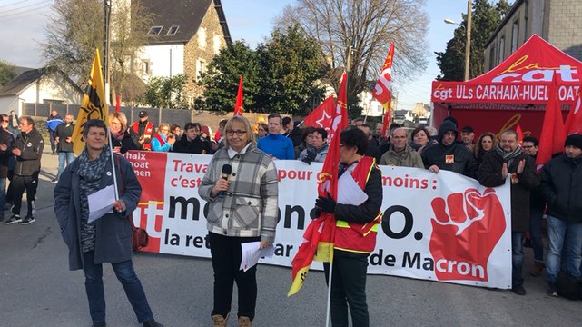 Carhaix. Grève du 5 décembre, plus de 500 manifestants
