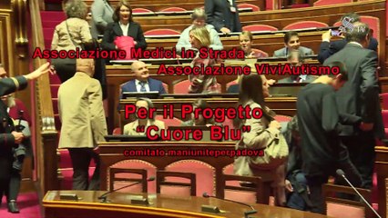 Roma - In Senato conferenza stampa per il progetto 'Cuore blu' (06.11.19)