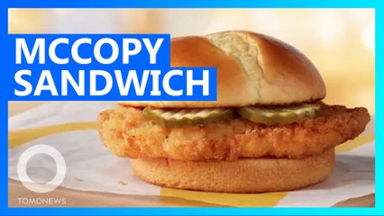 McDonald's is testing a new chicken sandwich