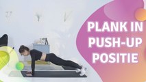 plank in push-up positie - Gezonder leven