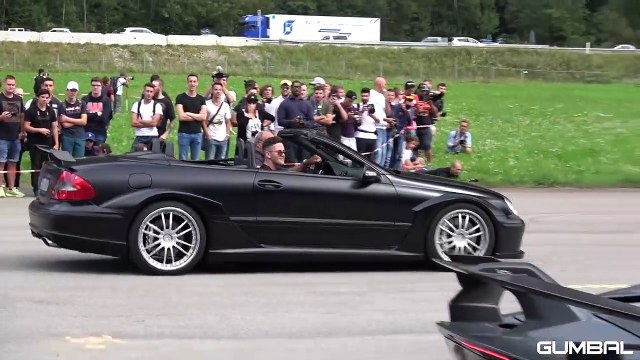 Lamborghini Aventador SVJ vs Mercedes-Benz CLK AMG DTM_HD