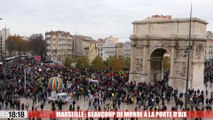 Marseille : beaucoup de monde à la Porte d'Aix