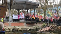 La Roche-sur-Yon. Manifestation pour les retraites