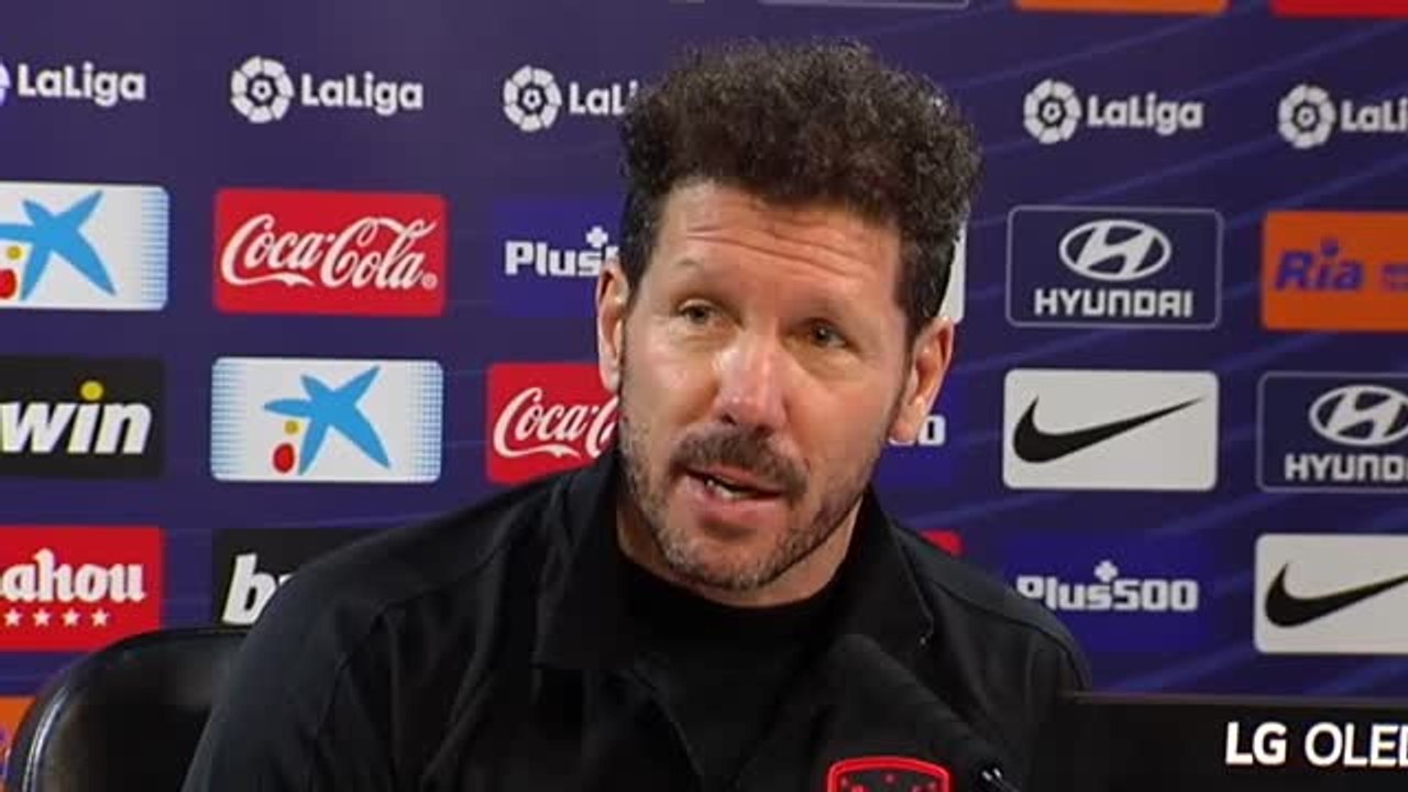 Simeone: "El que considera que la palabra transición para mí es tomar el sol y esperar a que las flores salgan solas, no me conoce"