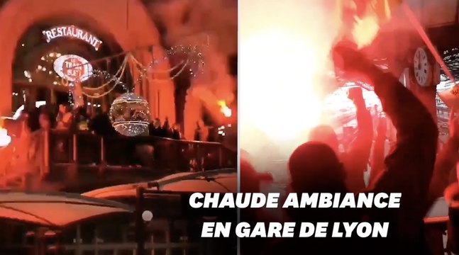 Avant la manif du 5 décembre, les cheminots investissent la Gare de Lyon