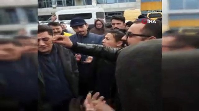 Posta dağıtım merkezi çalışanları eylemde