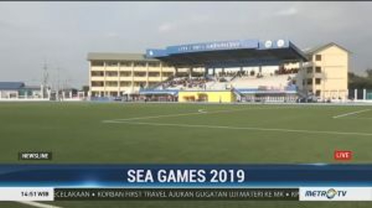 Jelang Indonesia vs Laos, Suporter Garuda Muda Mulai Ramaikan Stadion Imus Grandstand