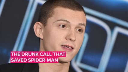 Tom Holland was drunk when he saved Spider-Man