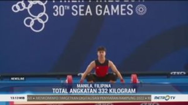 SEA Games 2019: Rahmat Erwin Sumbang Emas ke-4 Cabor Angkat Besi