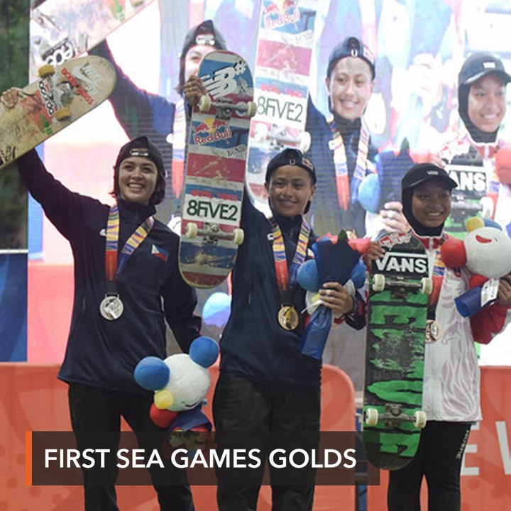 Margielyn Didal romps to first SEA Games skateboarding gold