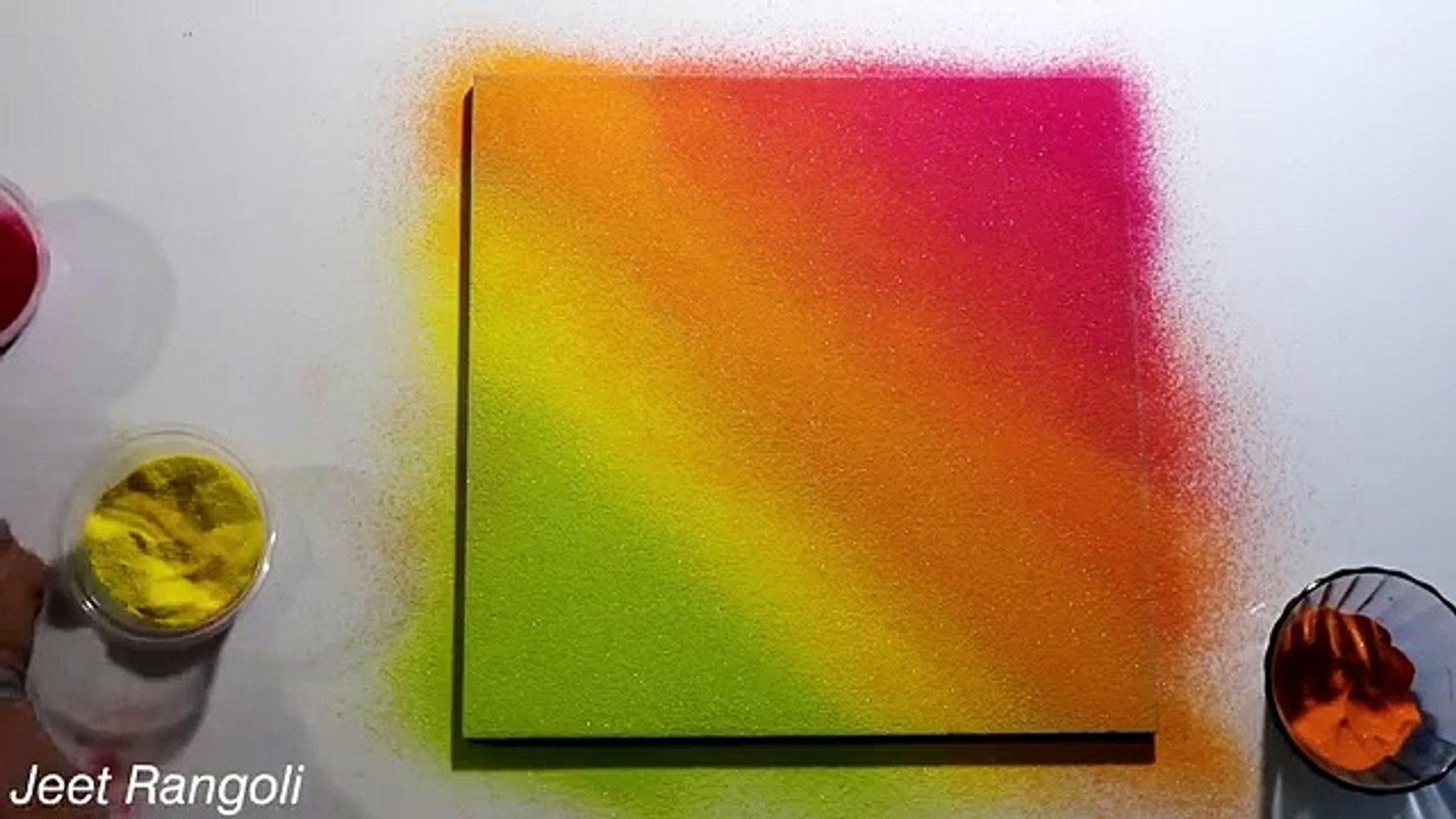 Beautiful mini rangoli. Bird scenery rangoli. रोज के लिये मिनी रंगोली । -  video Dailymotion