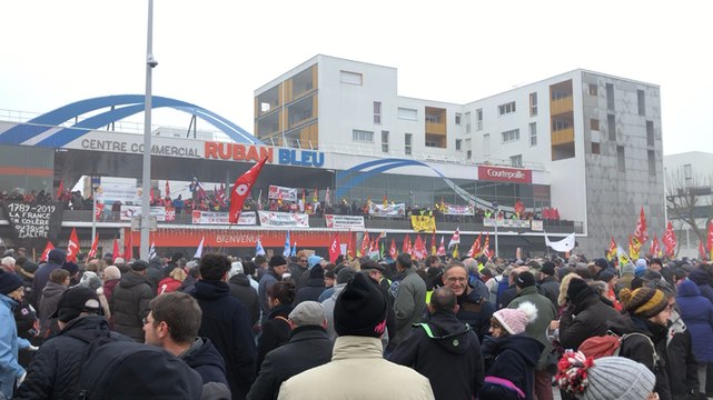 Manifestation du 5 décembre à Saint-Nazaire.