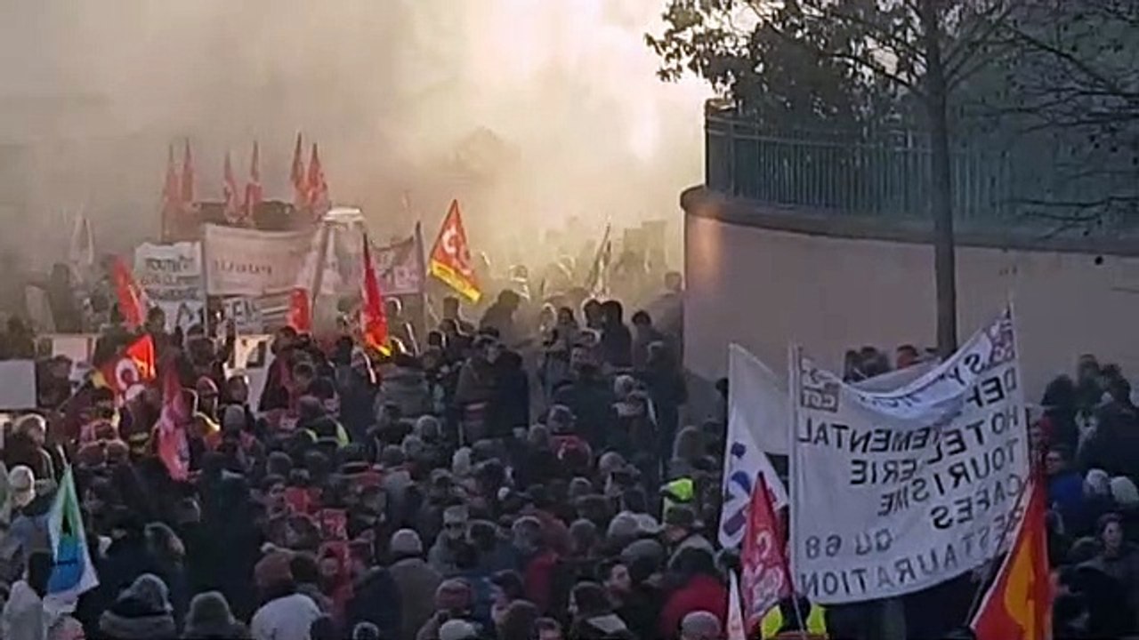 Réforme des retraites : la manifestation à Mulhouse