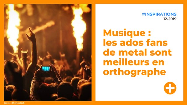 Musique : les ados fans de metal sont meilleurs en orthographe