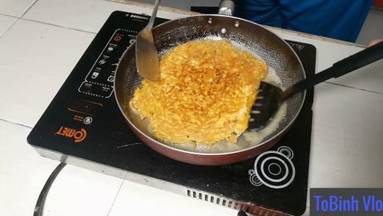 Pizza Noodle Bake with Egg | Pizza aux nouilles avec oeuf