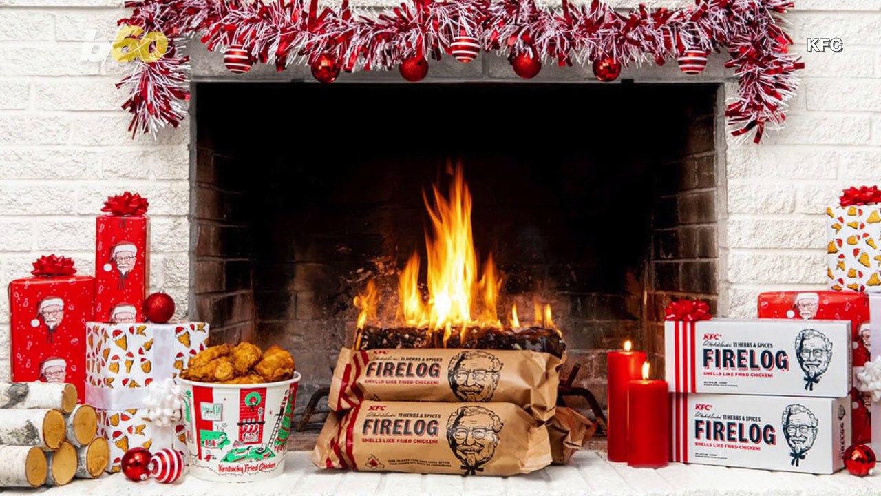 KFC Is Bringing Back Its Fried Chicken-Scented Fire Logs in Time for the Holidays!