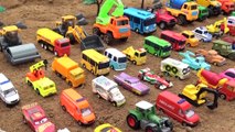 Learn Colors With Blocks Toys For Kids Dump Truck Excavator Sand For Children ㅣAssemble parking lot