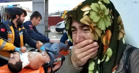 Kendini banyoda asan genci annesi son anda kurtardı