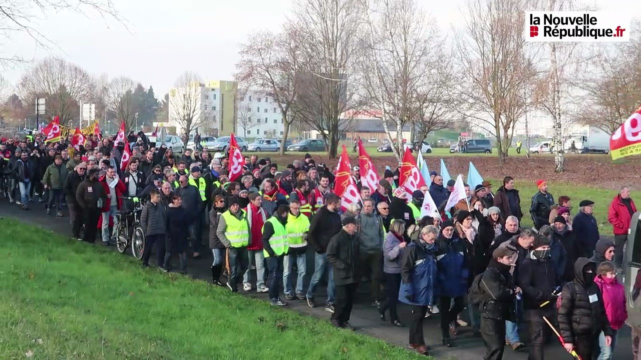VIDEO. A Blois, près de 3.500 personnes remontées contre le projet de réforme des retraites