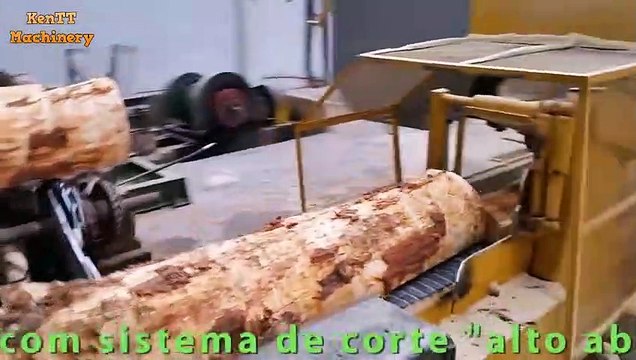 Latest Automatic Wood Sawmill Chainsaw Machine Work - Extreme Processing Cutting Big Tree Machine