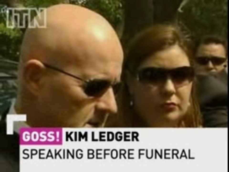 Heath Ledger Private  Funeral