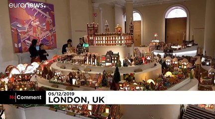 London architests showcase sustainable gingerbread city of the future