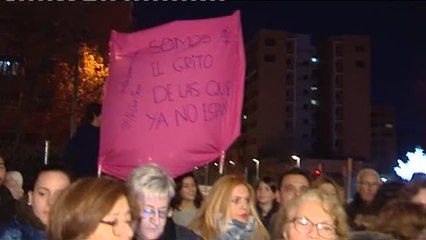 Concentración en Madrid para condenar el asesinato de Alessia