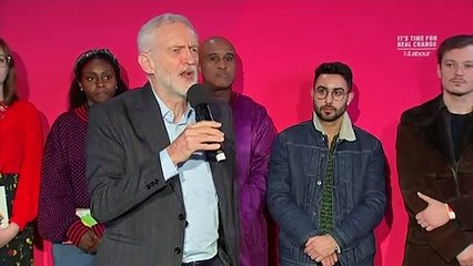 Jeremy Corbyn speaks at Birmingham rally