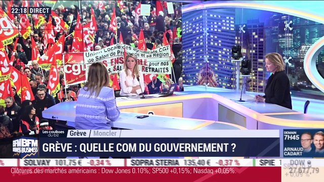 Les coulisses du biz: la com du gouvernement sur la grève contre la réforme des retraites - 05/12