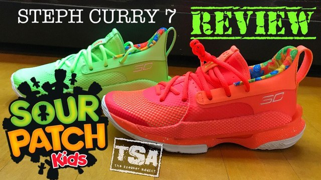 Sour Patch Kids Steph Curry UA Under Armour Sneaker Detailed Look