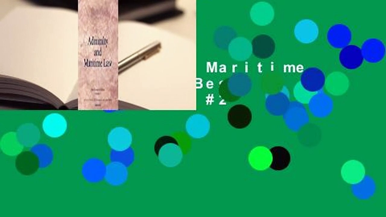 Admiralty and Maritime Law Volume 1  Best Sellers Rank : #2