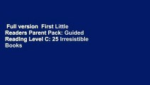 Full version  First Little Readers Parent Pack: Guided Reading Level C: 25 Irresistible Books