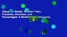 About For Books  Number Talks: Fractions, Decimals, and Percentages: A Multimedia Professional