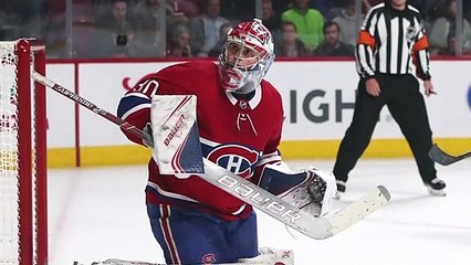 Northeastern Hockey Alumni Cayden Primeau Makes NHL Debut With Canadiens