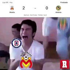 Así festejó Chivas, Cruz Azul y Morelia la derrota del América.